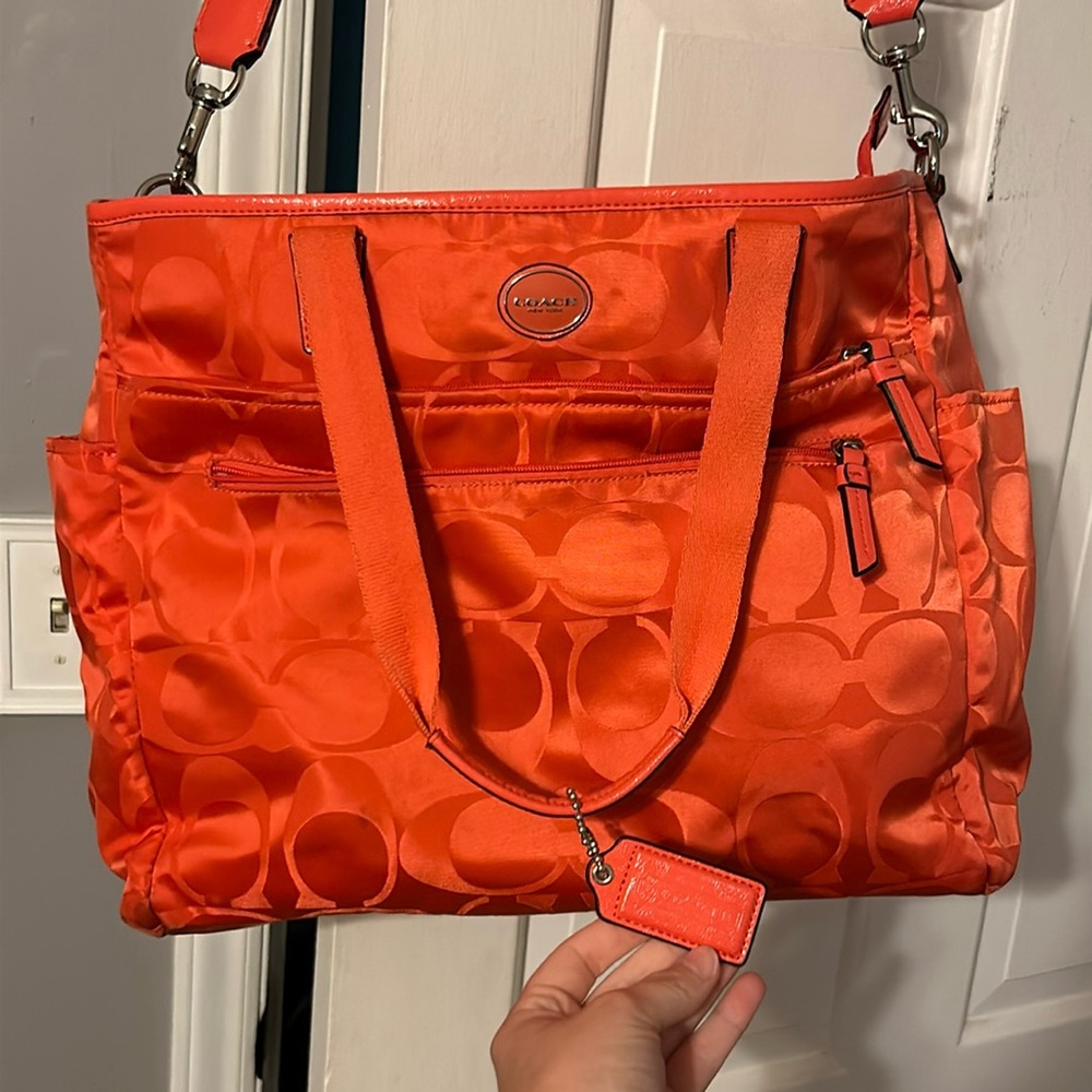 Like New Coach Diaper Bag